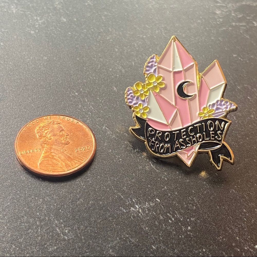 Crystal Protection Enamel Pin/ Brooch - Picture 3 of 5